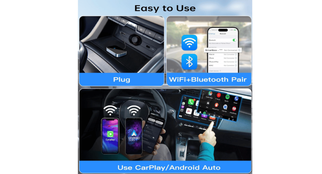 AXIDI 2-IN-1 wireless carplay adapter