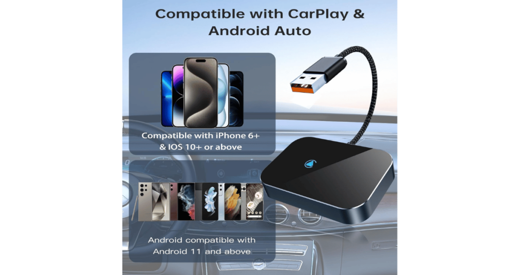 AXIDI 2-IN-1 wireless carplay adapter