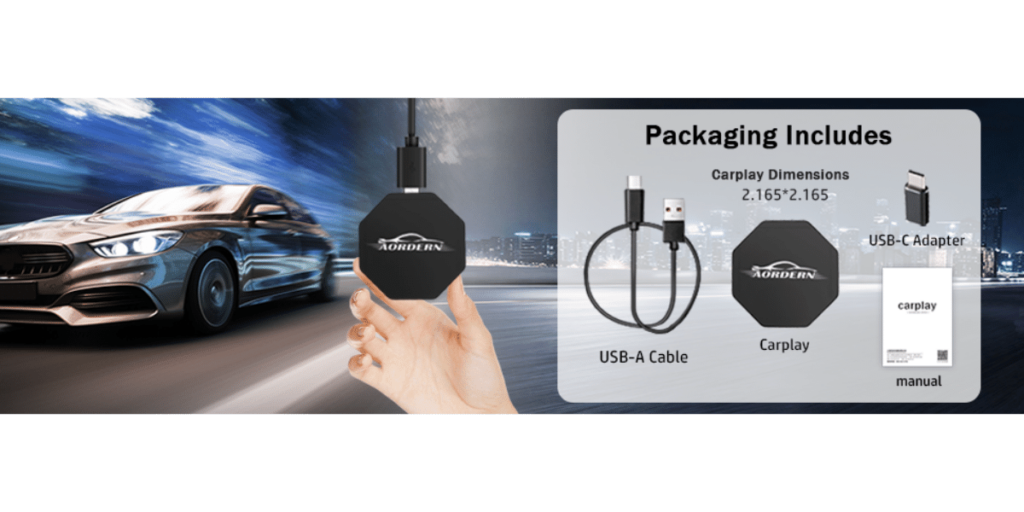 Aordern Wireless Carplay Adapter 8