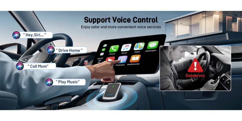 Bearway Wireless Carplay Adapter 4