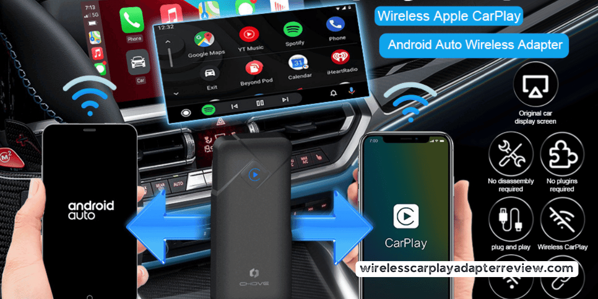 CHOVE 2-in-1 Wireless Carplay Adapter: Forget Expensive Aftermarket Stereos! This $40 Gadget Does CarPlay BETTER!