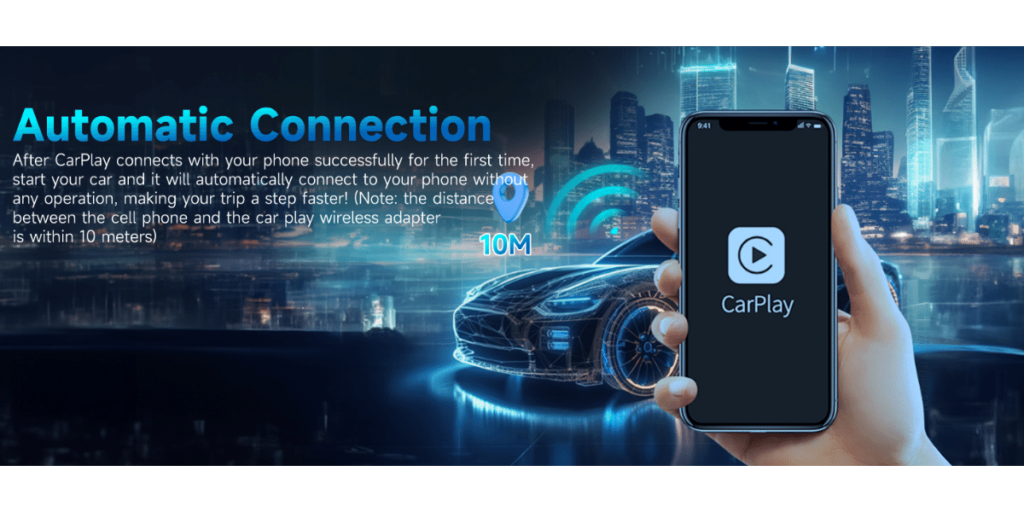 Homhow Wireless Carplay Adapter 6