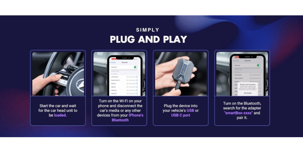 Jayzen Wireless Carplay Adapter 5