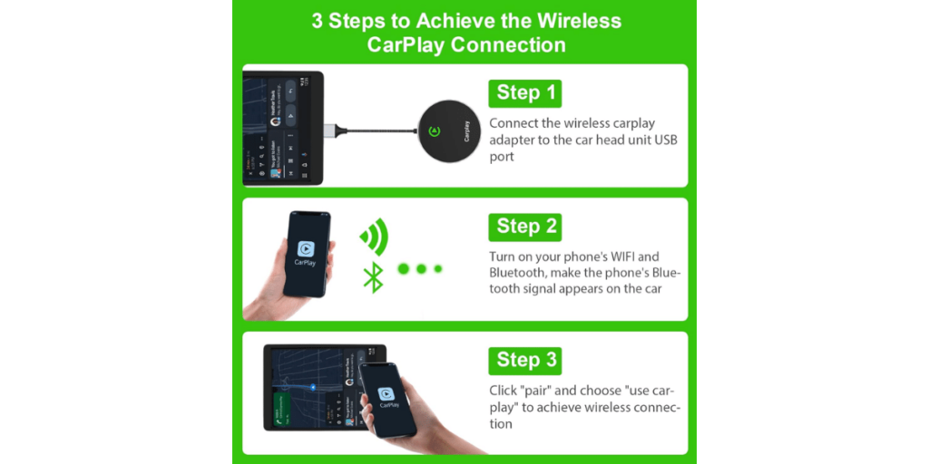 Qoosea Wireless Carplay Adapter 7