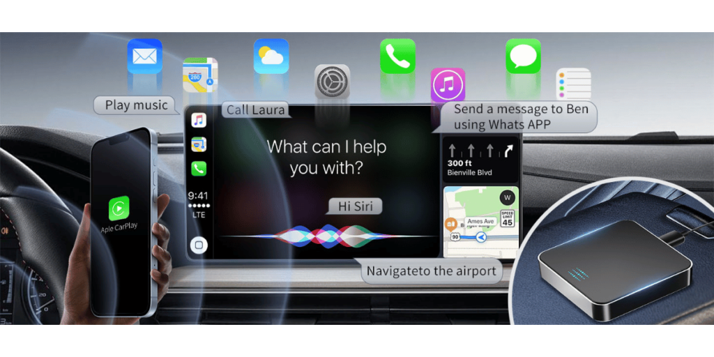 Tbtebeat Wireless Carplay Adapter 7 1
