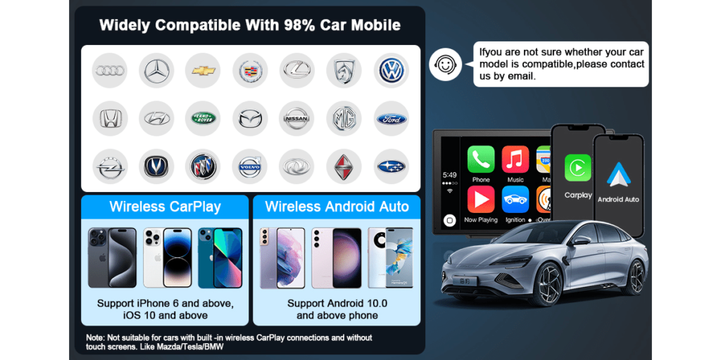 Ulyuho Wireless Carplay Adapter 6
