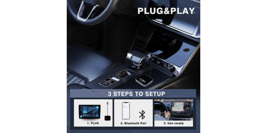 Yuakuod Wireless Carplay Adapter 3