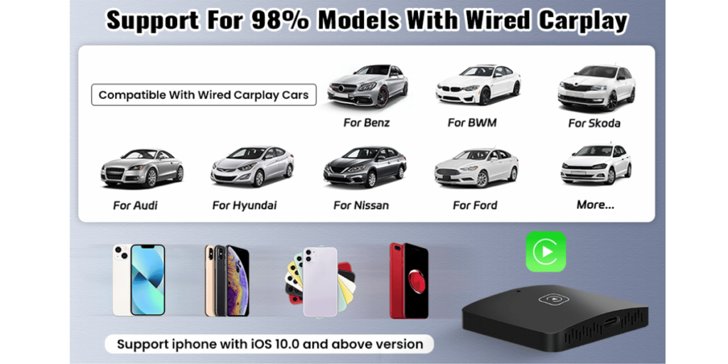 Zomolither Wireless Carplay Adapter 7