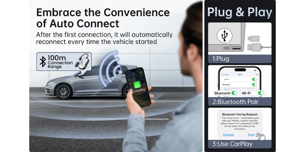 Carease Wireless Carplay Adapter (4)