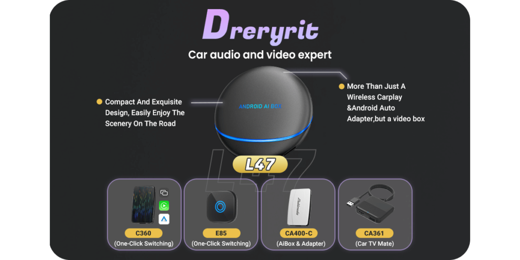 Dreryrit Wireless Carplay Adapter 2