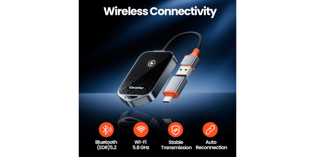 Efllis Wireless Carplay Adapter 2