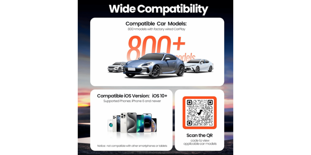 Efllis Wireless Carplay Adapter 5