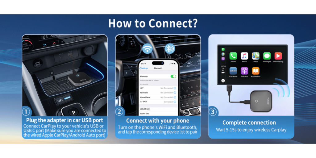Ffqqi Wireless Carplay Adapter 4