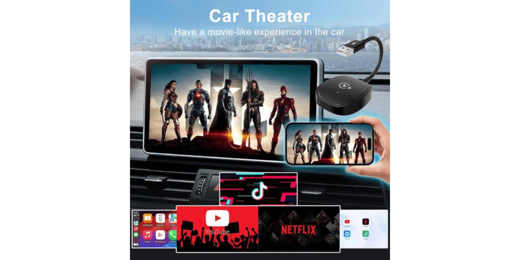 Fiewesey Wireless Carplay Adapter 3