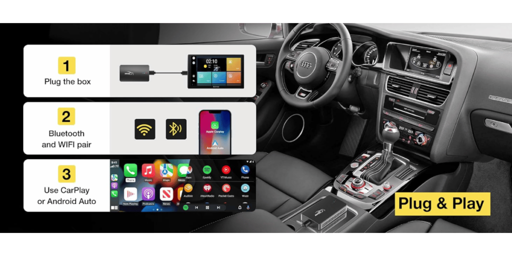 Kaming Wireless Carplay Adapter 2