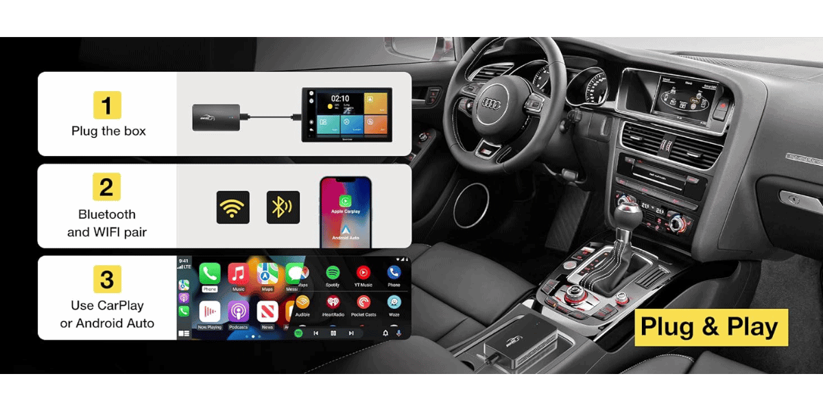 Wireless Carplay Adapter Carplay Wireless Adapter Android Auto Built