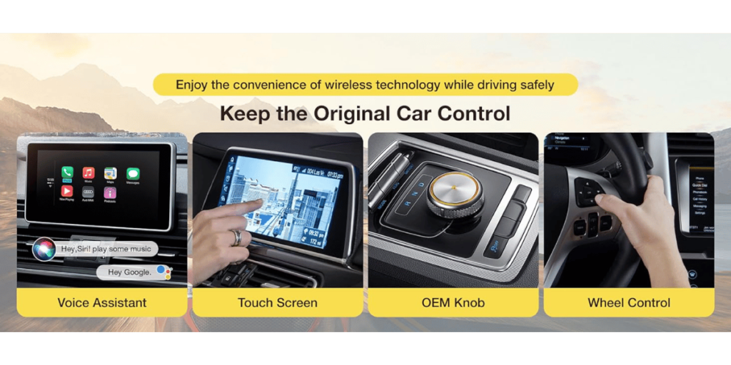 Kaming Wireless Carplay Adapter 4