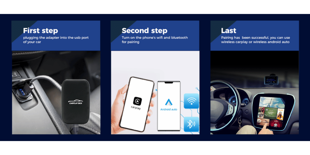 Kebredi Wireless Carplay Adapter (2)