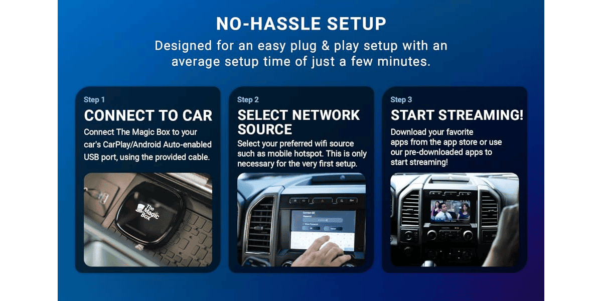 The Magic Box 2 0 Wireless Carplay Android Auto Adapter Wireless Auto