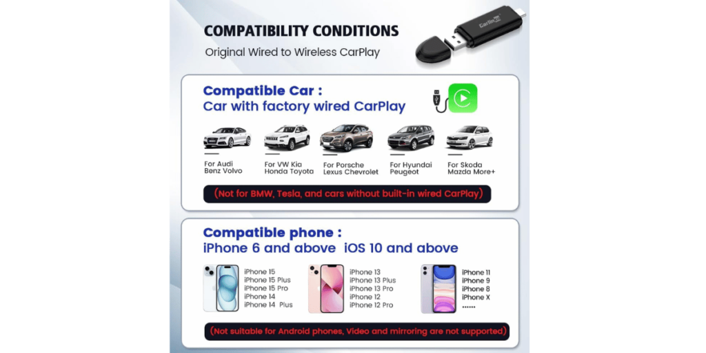 Carlinkit Mini 5 Wireless Carplay Adapter (8)