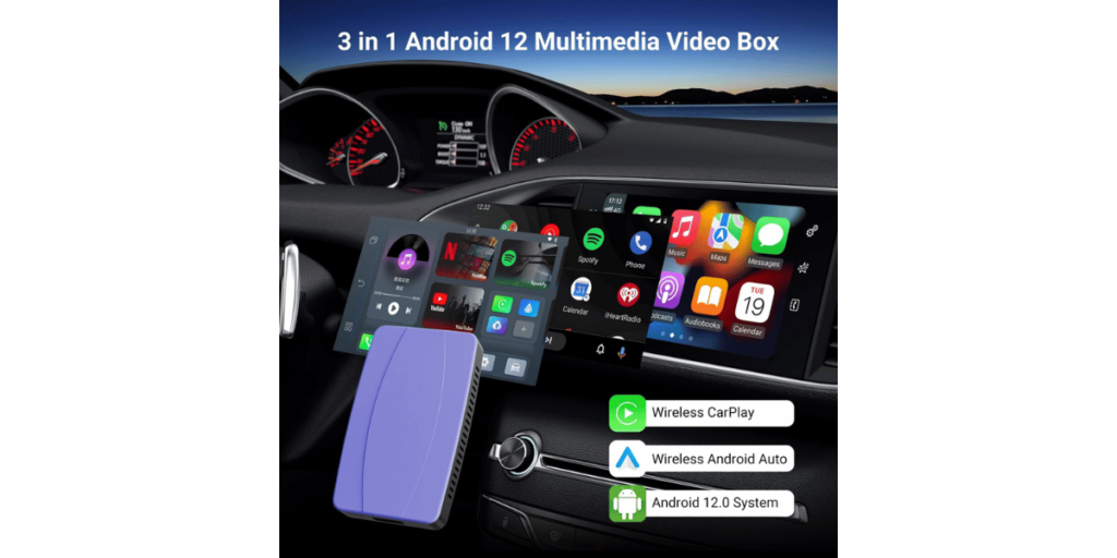 Dilxyuy Wireless Carplay Adapter (2)