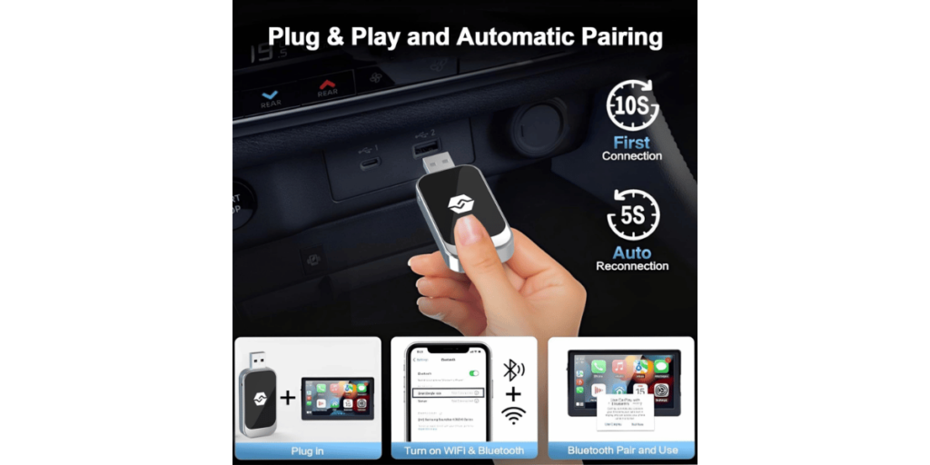Thrillcorner Wireless Carplay Adapter (2)