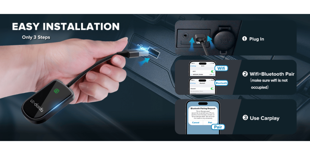 Lc Dolida Wireless Carplay Adapter (2)