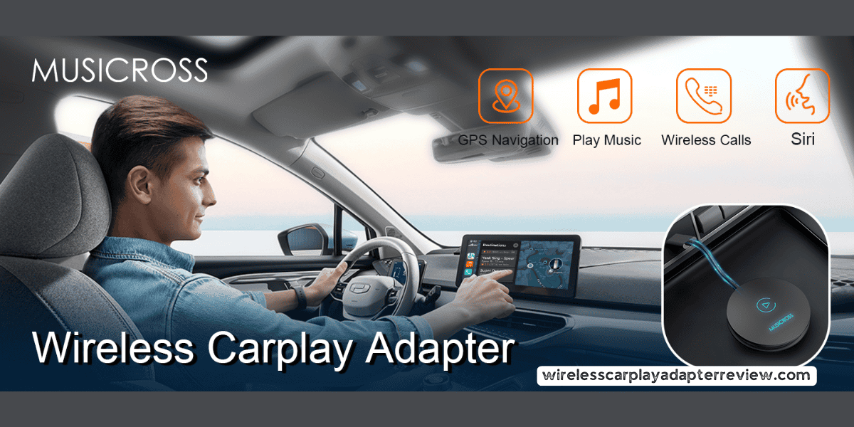 Musicross Wireless CarPlay Adapter: Upgrade Your Driving Experience with Seamless Wireless Connectivity!