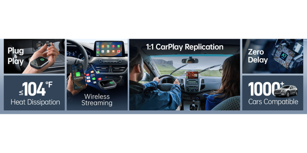 Yilutong Wireless Carplay Adapter (2)