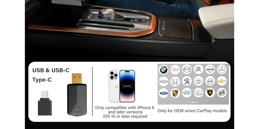 Zouhoe Wireless Carplay Adapter (2)