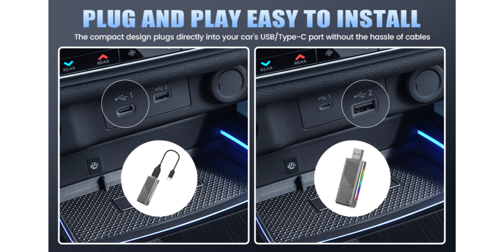Amprime Wireless Carplay Adapter (3)