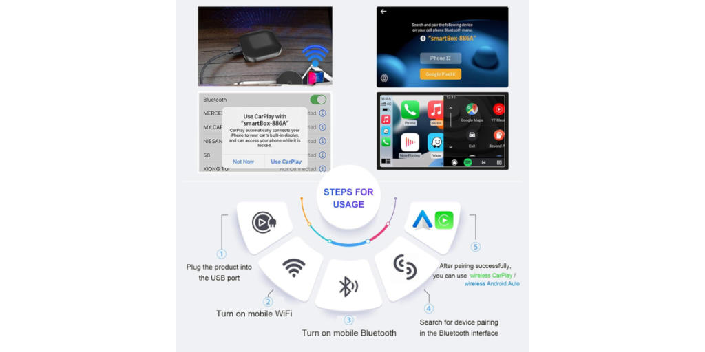 Leadtree Wireless Carplay Adapter (6)