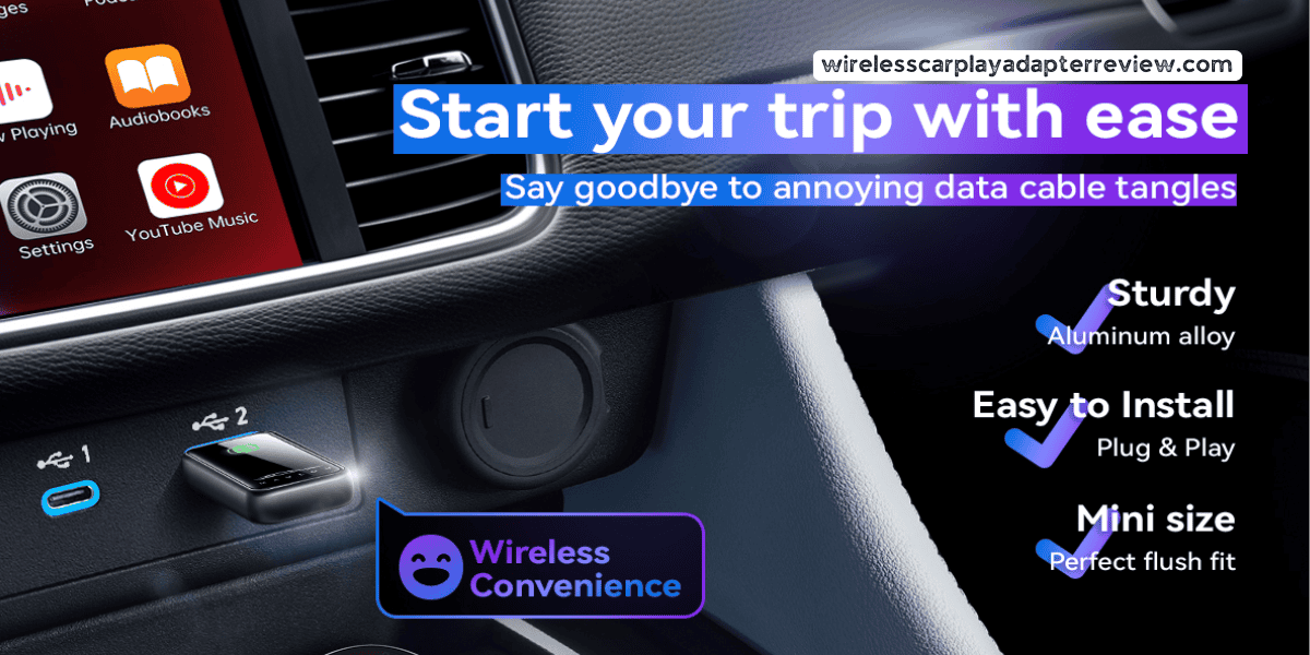 MAVLOU Wireless CarPlay Adapter Review: The Ultimate Upgrade for a Seamless Driving Experience!