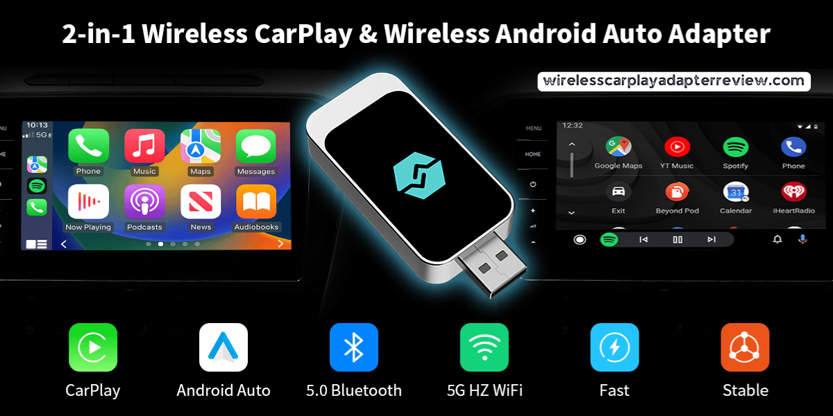CUQI Mini Wireless CarPlay Adapter and Wireless Android Auto Adapter: A New Era in In-Car Connectivity!