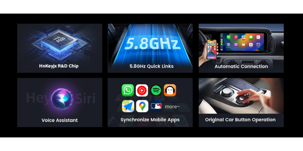 Hnkeyjx Wireless Carplay Adapter (2)