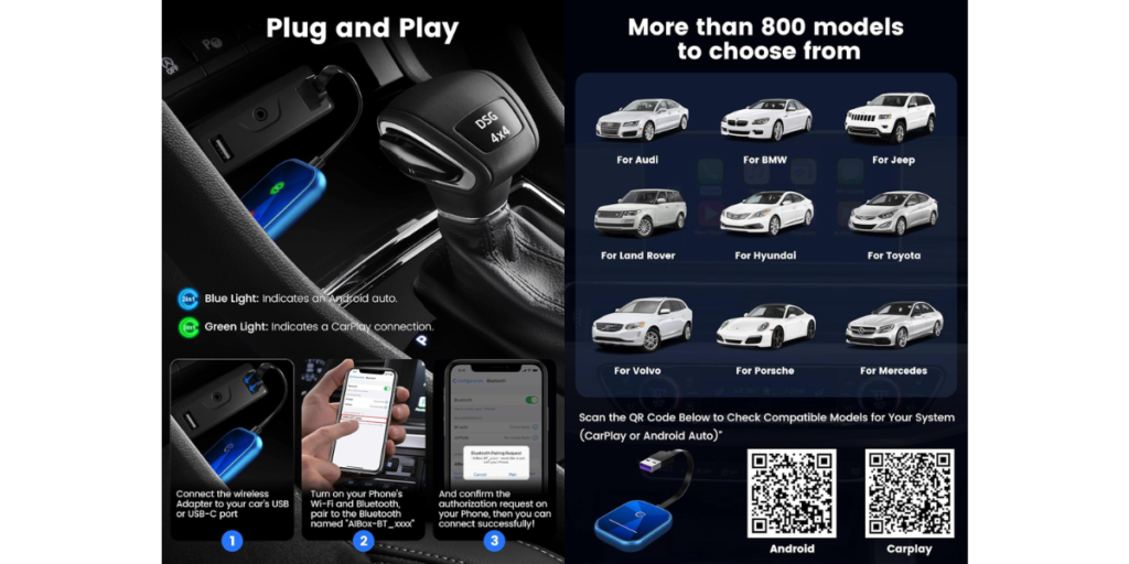 Tatopa Wireless Carplay Adapter (4)