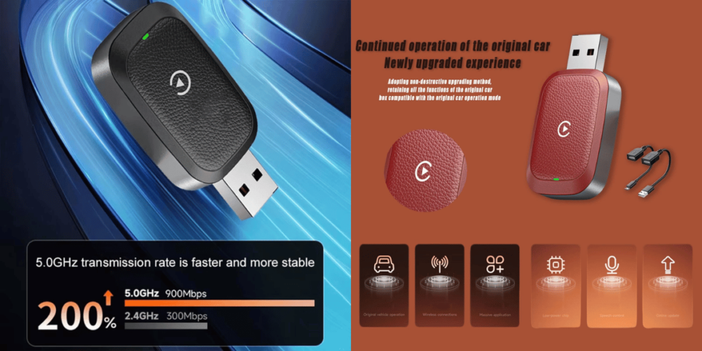 Nigrity Wireless Carplay Adapter (2)