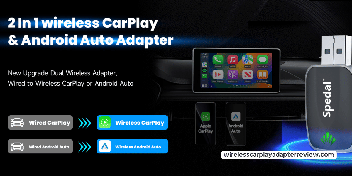 Spedal CL320 2-in-1 Wireless CarPlay Adapter is the NEW AMAZON BESTSELLER!