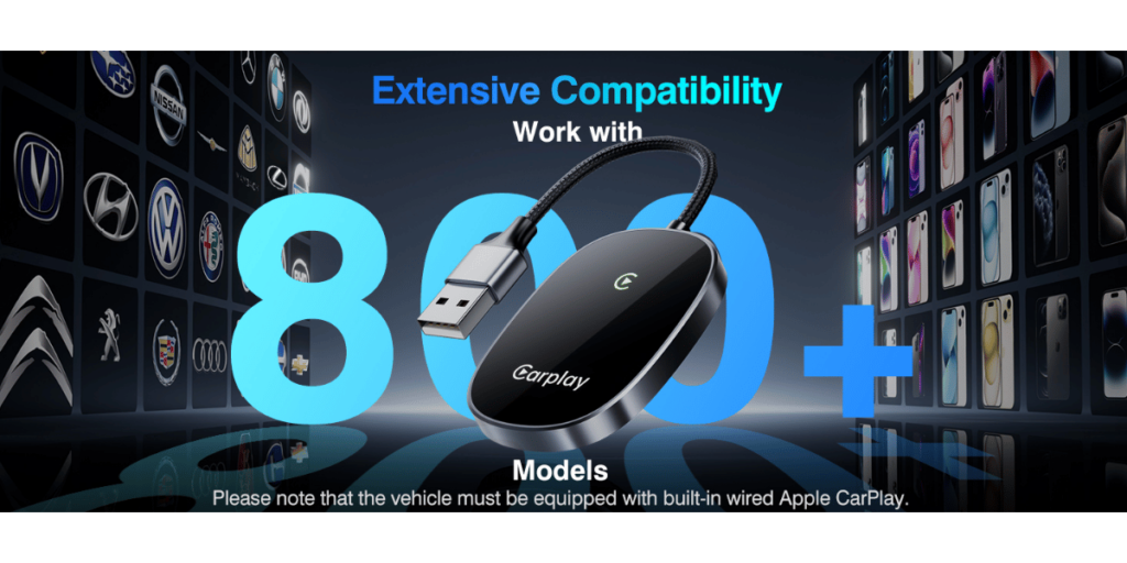 Vevavi Wireless Carplay Adapter (5)