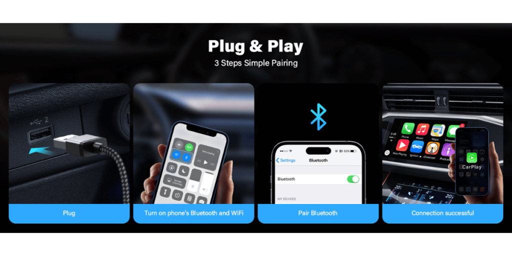 Newmight Wireless Carplay Adapter (2)